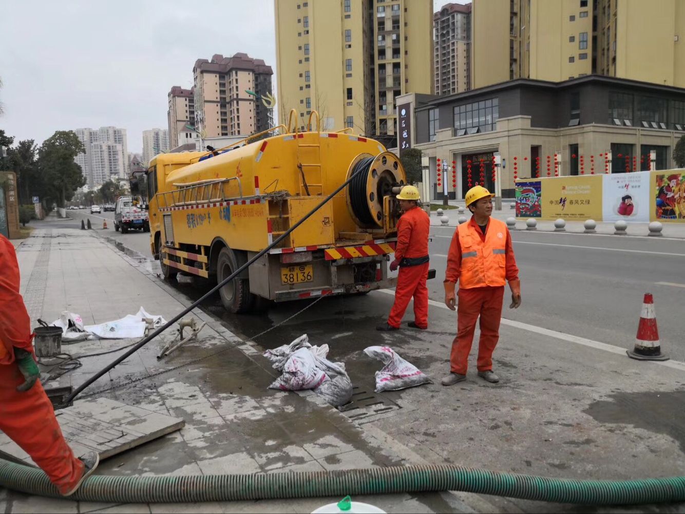 贺州排污管道清淤-管道清洗