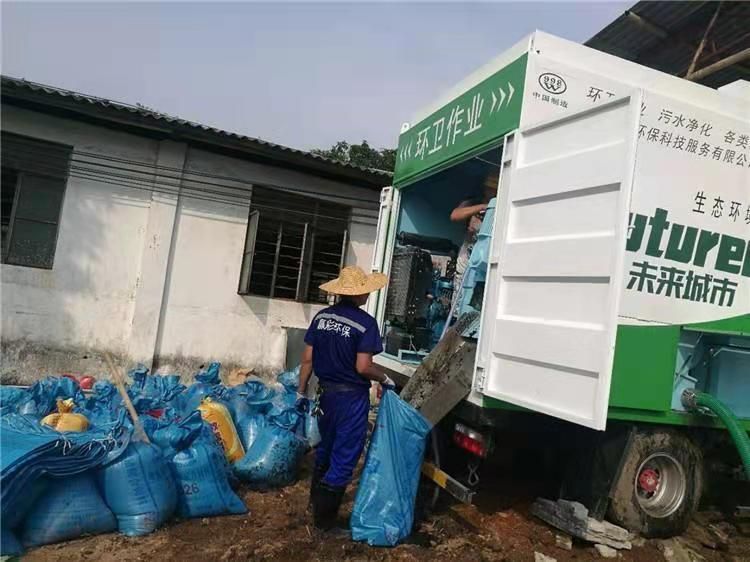 贺州工业污泥压干处理